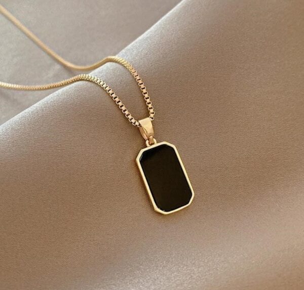  Painted Rectangle Pendant - Image 3