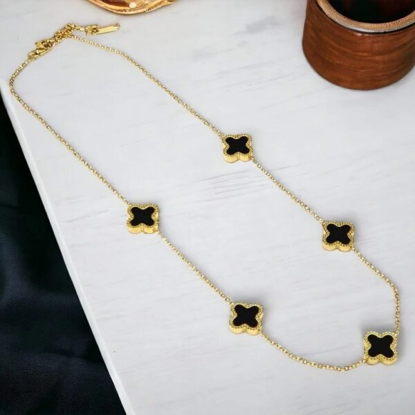 Black Clover Necklace
